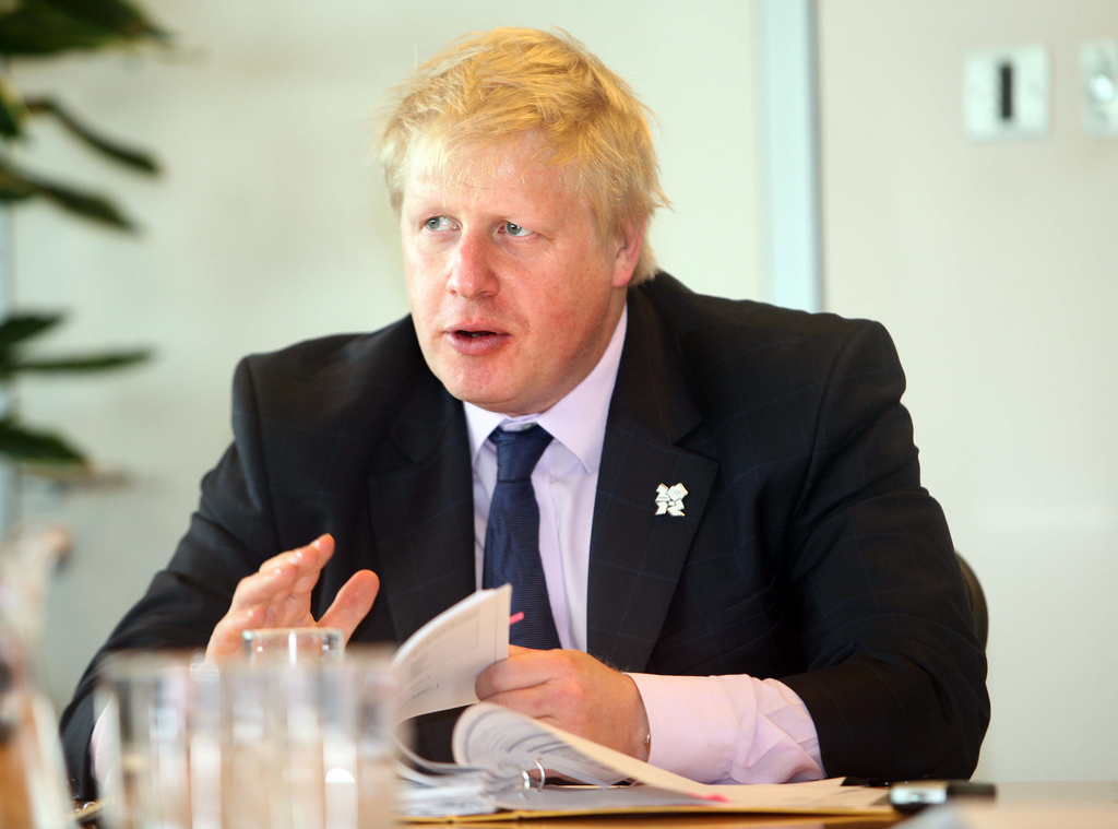 Le Ministre des Affaires étrangères britannique Boris Johnson en visite en Israël