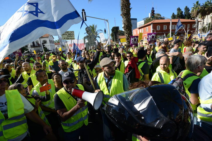 Le mouvement des gilets jaunes s’invite en Israël