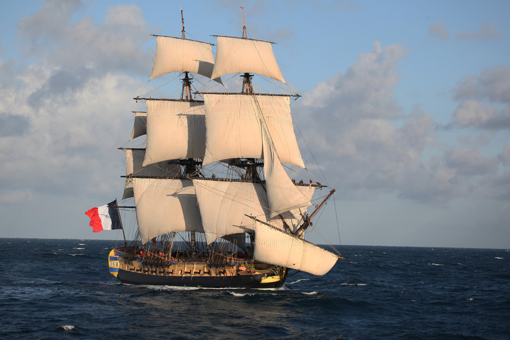 « L'Hermione » met le cap sur la Méditerranée