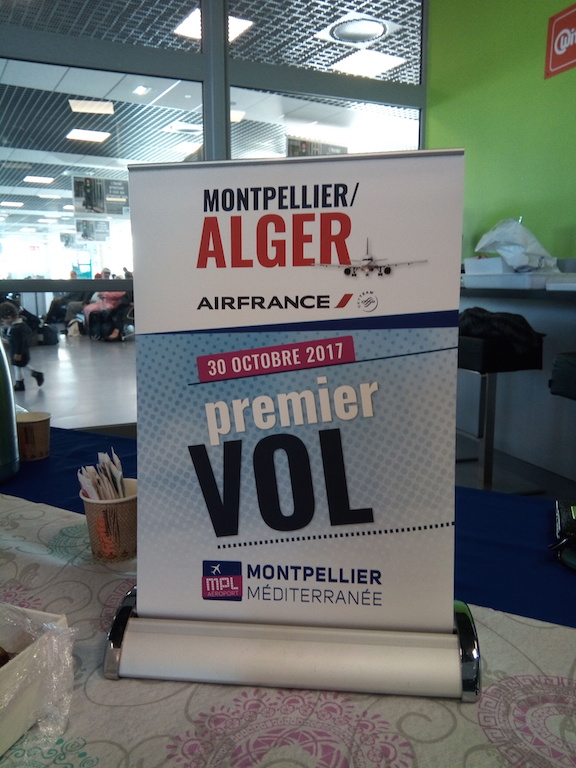 Air France a inauguré sa nouvelle ligne Montpellier - Alger!