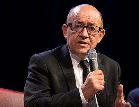 Liban : Jean-Yves Le Drian le Ministre des affaires étrangères de la France en visite officielle : 