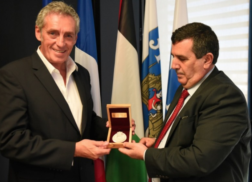 Israel : Anton Salman, le maire de Béthléem est reçu à Montpellier par Philippe Saurel