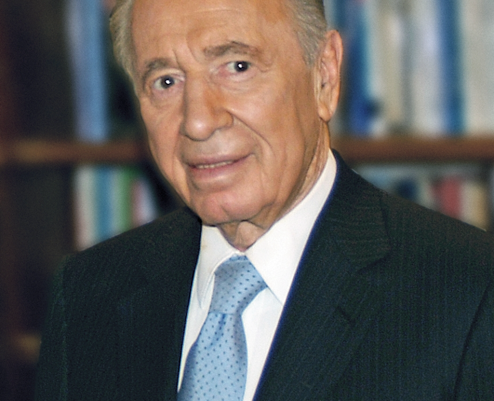 Portrait de Shimon Peres, père fondateur de l'Etat Hébreu