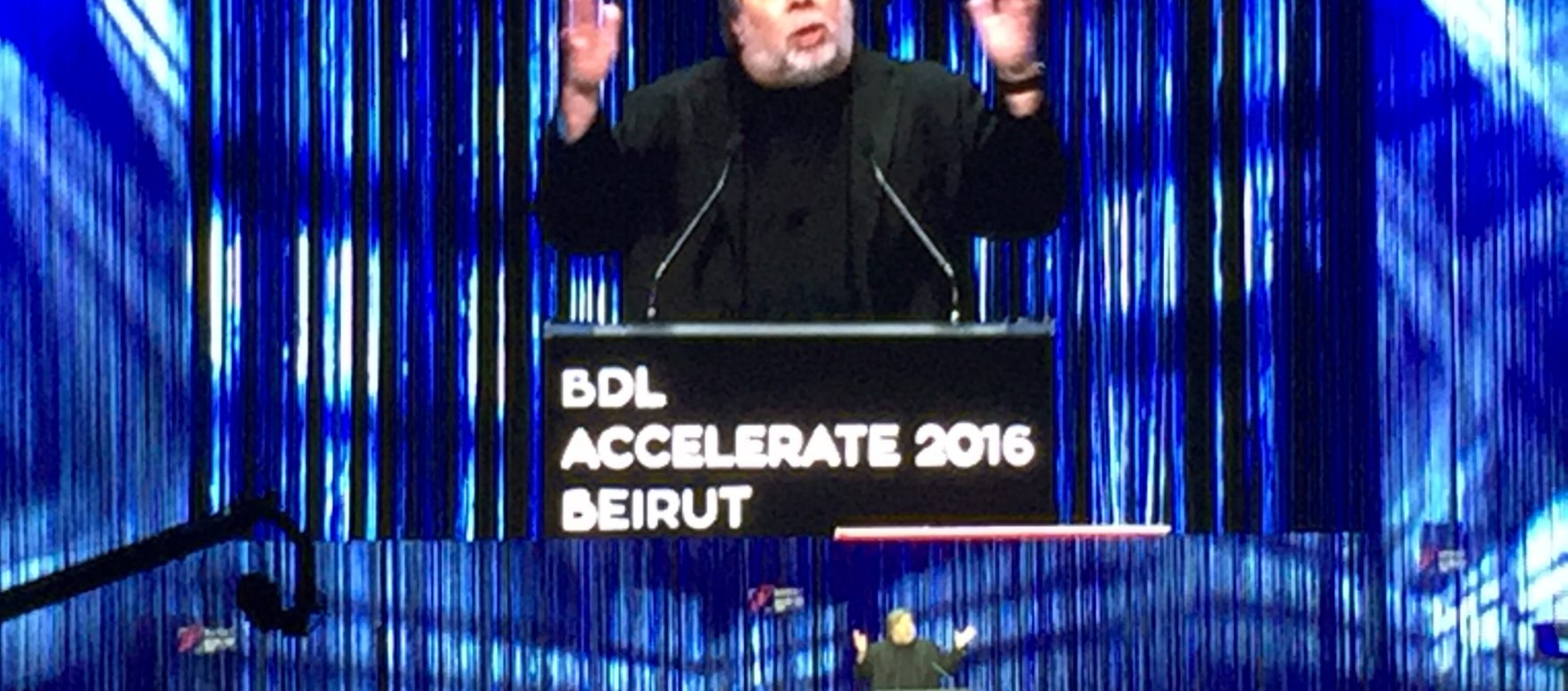 BDL Accelerate 2016 : Steve Wozniak s’est adressé aux entrepreneurs libanais