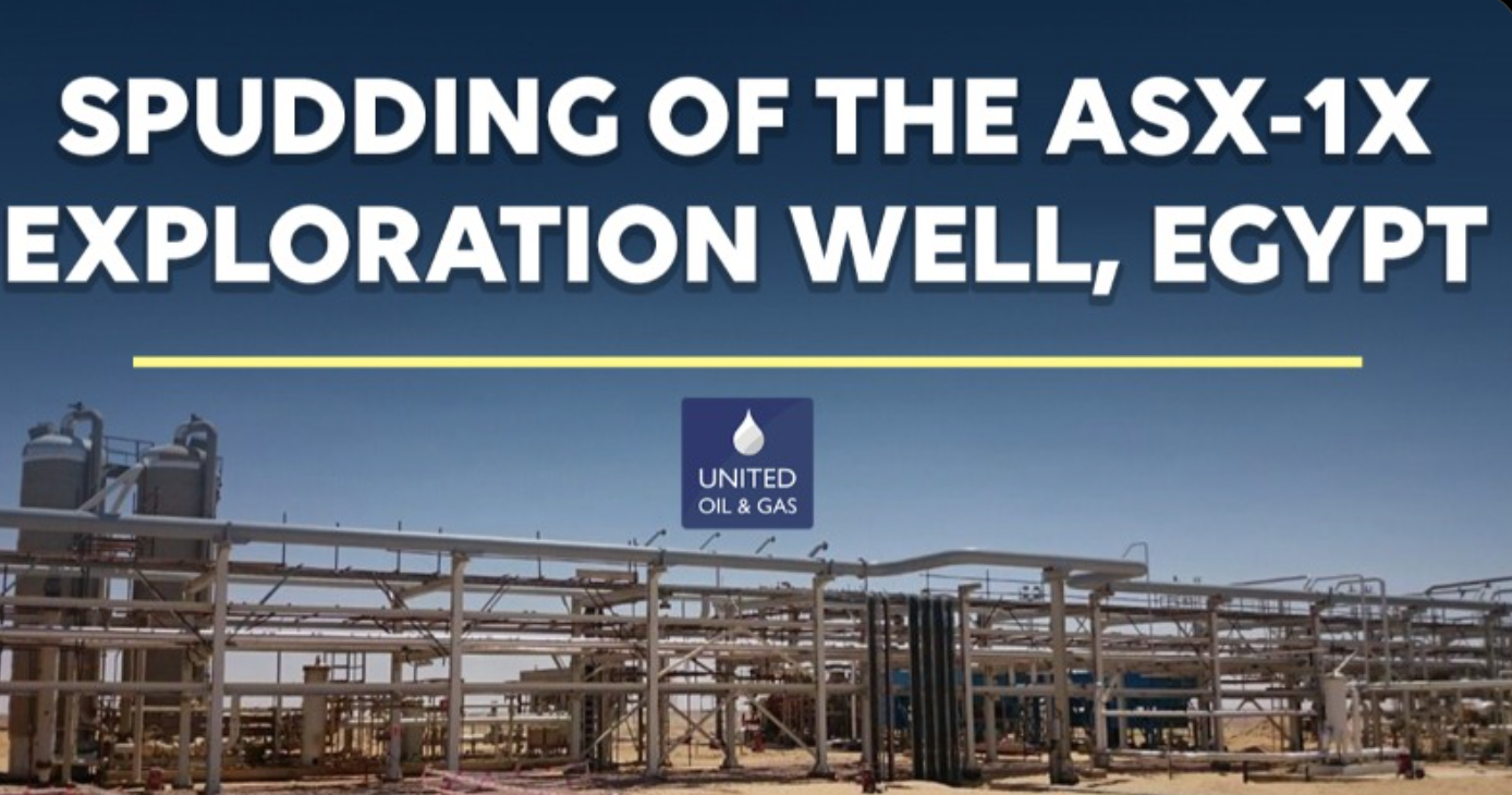 Egypte : United Oil & Gas vient d’annoncer qu'elle a commencé à forer le puits d’exploration ASX-1X de sa nouvelle campagne de forages sur la licence égyptienne Abu Sennan 1