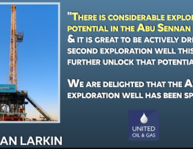 Egypte : United Oil & Gas vient d’annoncer qu'elle a commencé à forer le puits d’exploration ASX-1X de sa nouvelle campagne de forages sur la licence égyptienne Abu Sennan