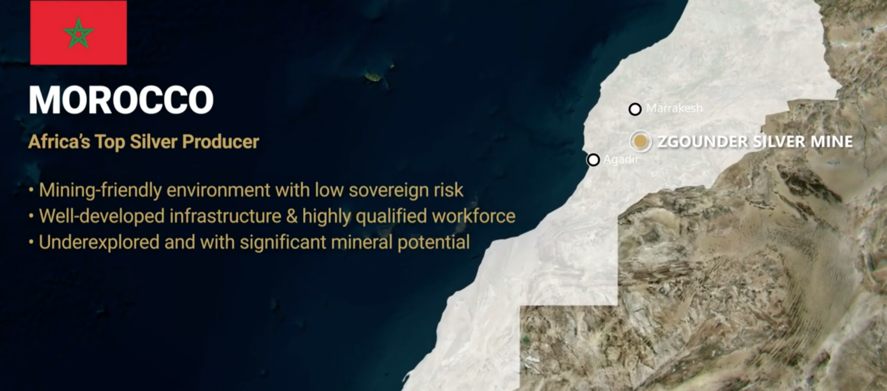 Le Maroc confirme sa place de premier producteur d’argent en Afrique avec des estimations de ressources en hausse 1