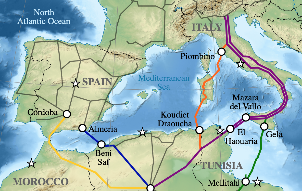 L’Algérie devrait continuer à fournir le gaz vers l’Europe via le gazoduc sous-marin Medgaz