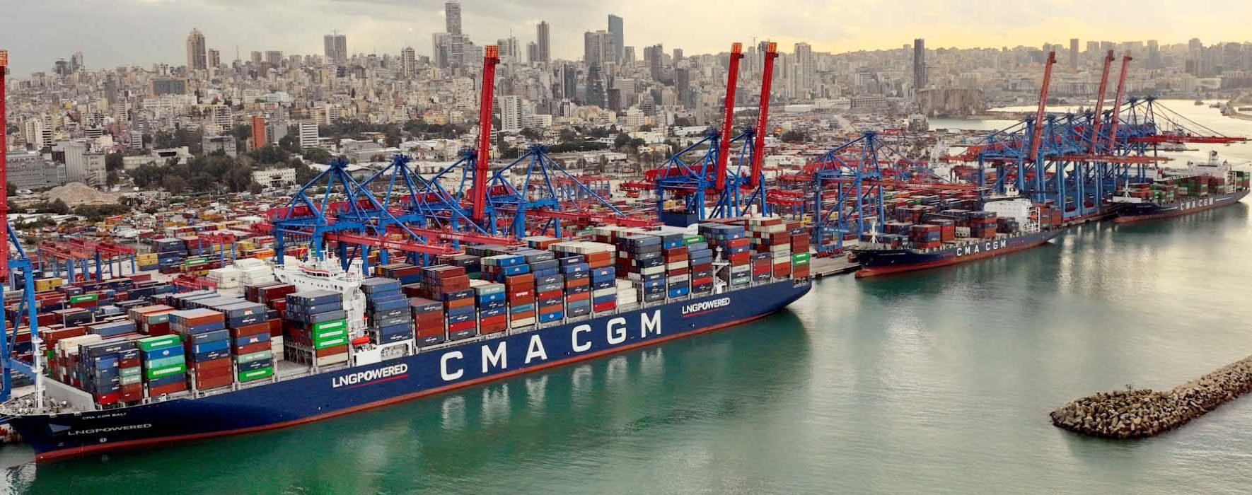 Liban : Le Groupe CMA CGM remporte la concession du terminal à conteneurs du Port de Beyrouth
