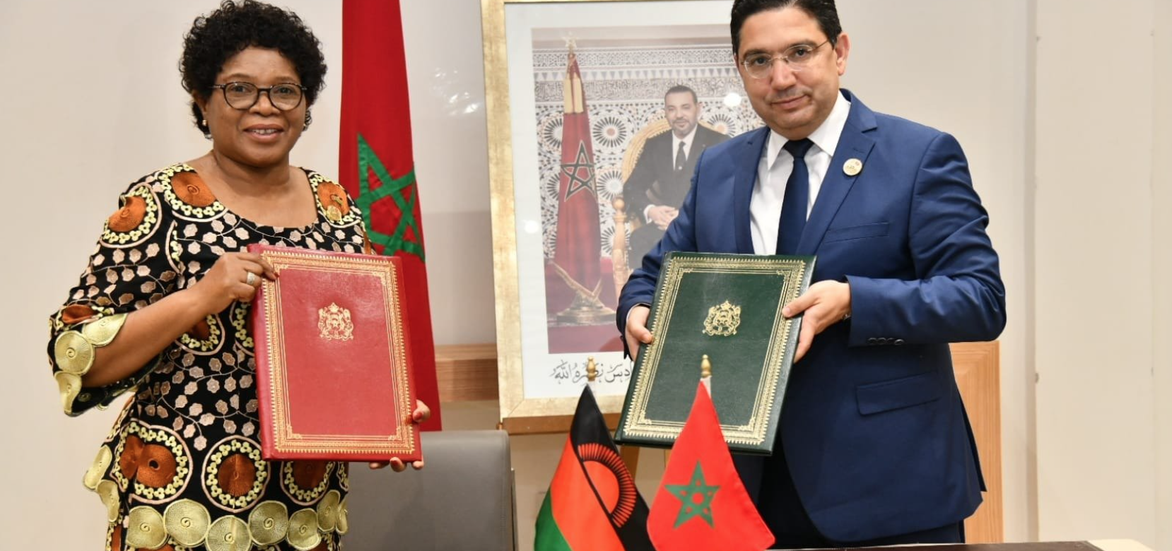 Le Maroc va développer ses relations commerciales avec le Malawi en Afrique dans les secteurs de l'éducation et de la formation, la coopération technique, la sécurité, la promotion économique et l’investissement 
