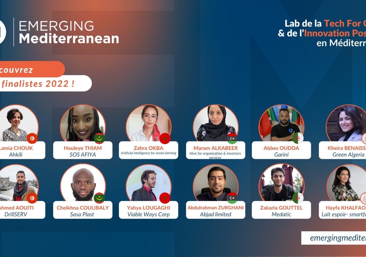 Tunisie : EMERGING Mediterranean dévoile les 12 startups finalistes désignées à l’issue du Bootcamp des 2 Rives de Tunis