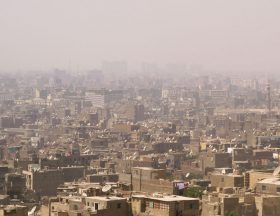 Cairo in smog