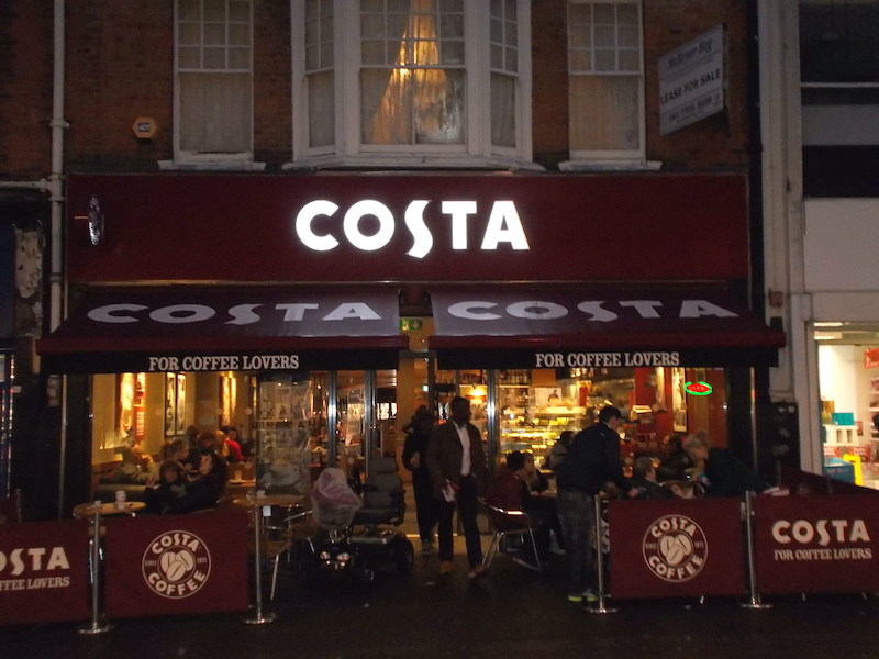 Costa Coffee Sutton High St Sutton Surrey London