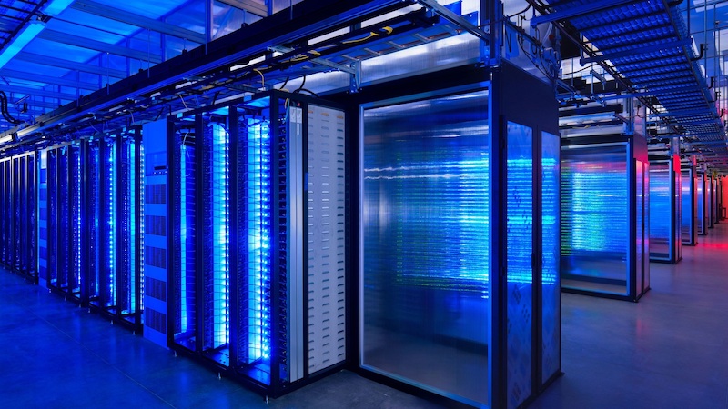 Free computer server room image, public domain CC0 photo. More: View public domain image source <a href=