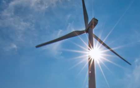 Wind Turbine Sun Star