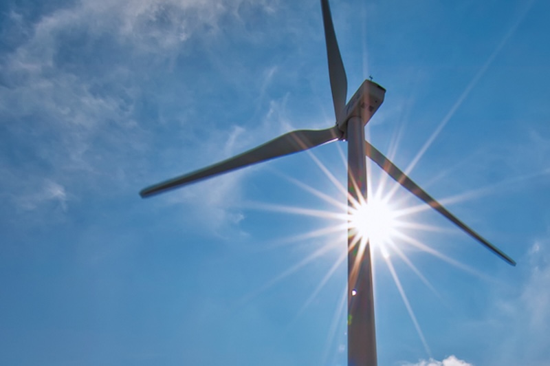 Wind Turbine Sun Star