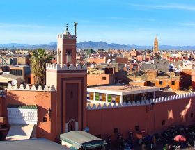 Marrakech skyline view