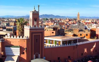 Marrakech skyline view