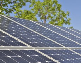 Solar cell panel. Original public domain image from Wikimedia Commons