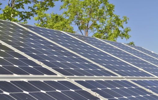 Solar cell panel. Original public domain image from Wikimedia Commons
