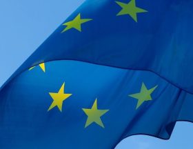 European Union flag. Free public domain CC0 photo.