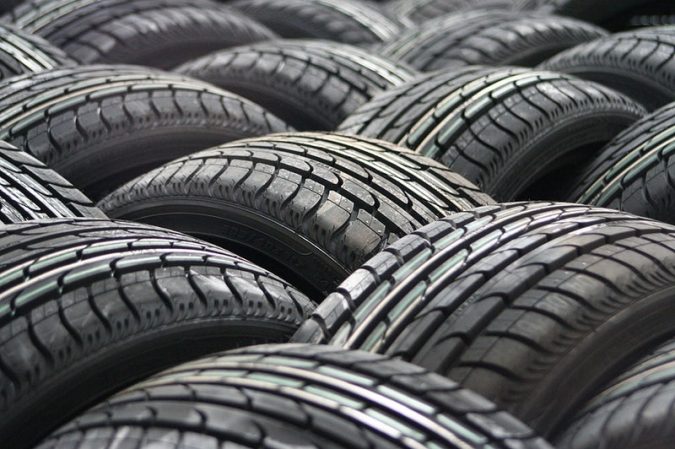 Car tyre. Free public domain CC0 photo.