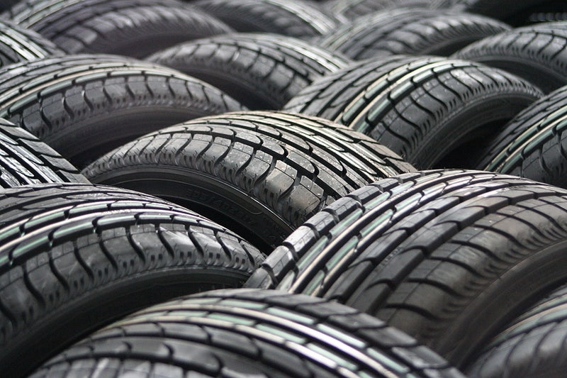 Car tyre. Free public domain CC0 photo.