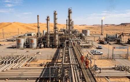 Firefly Gemini Flash Photo réelle blocs pétroliers et gaziers en Algérie 18562