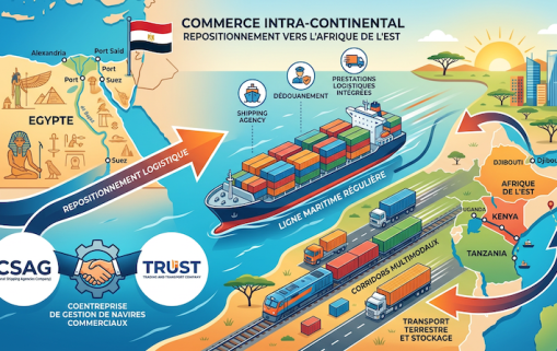 L'Egypte renforce dont repositionnement logistique vers l'Afrique de l'Est
