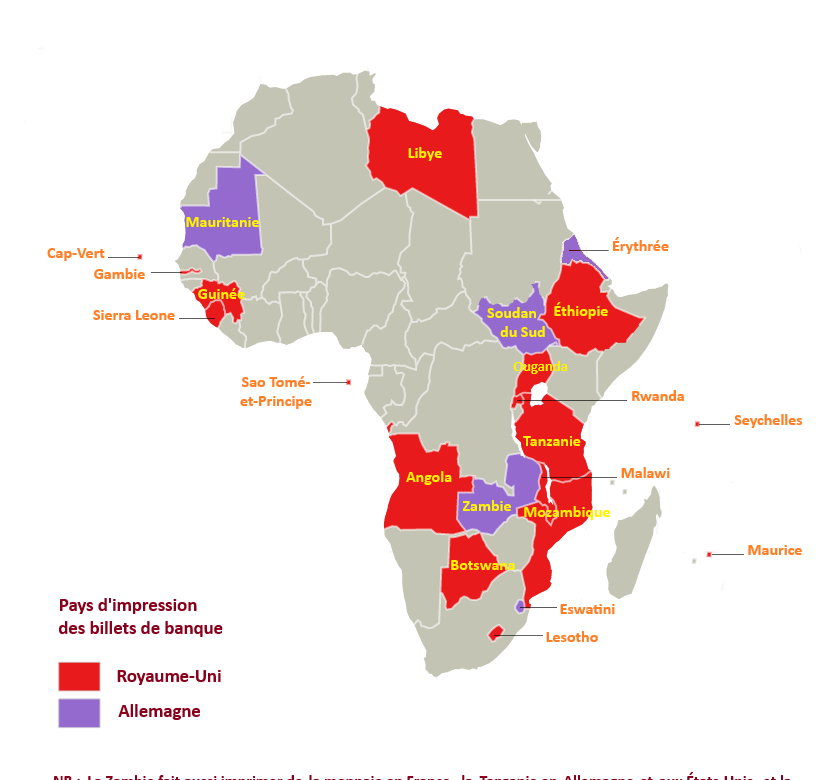 22 PAYS AFRICAINS