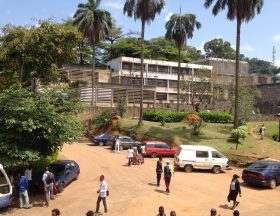 Campus University of Yaoundé I 2014 view from scolarité 2