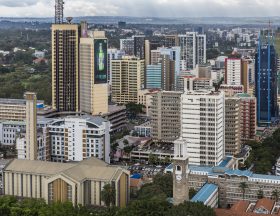 Nairobi City centre including Basilica