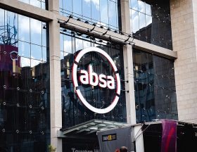 800px Absa Group logo on exterior of head office building in Johannesburg South Africa 1