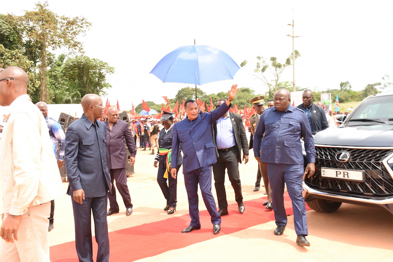 20230522 Visite de travail du PreIsident aIE Ouesso