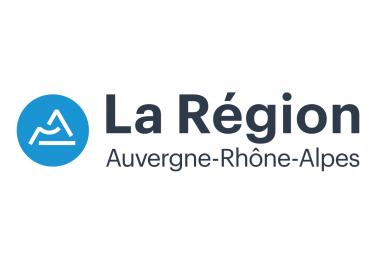 Logo Region Gris pastille Bleue EPS RVB