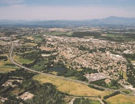 Photo Aerienne Sorgues Bedarrides