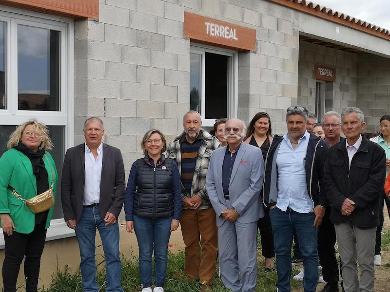 Visite chantier centre social AMI 01