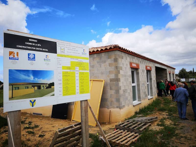 Visite chantier centre social AMI 03