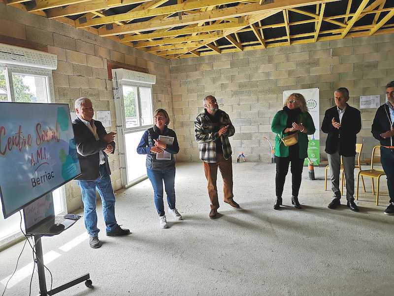 Visite chantier centre social AMI 04