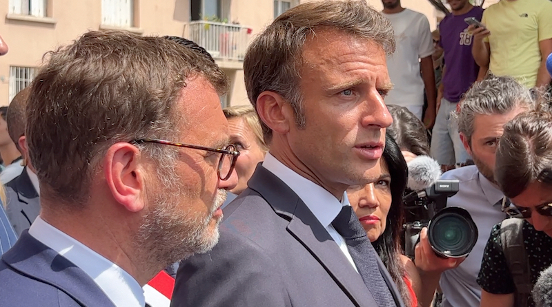 Macron mort du forcene