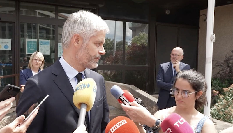 Auvergne region 15 millions commercants Wauquiez