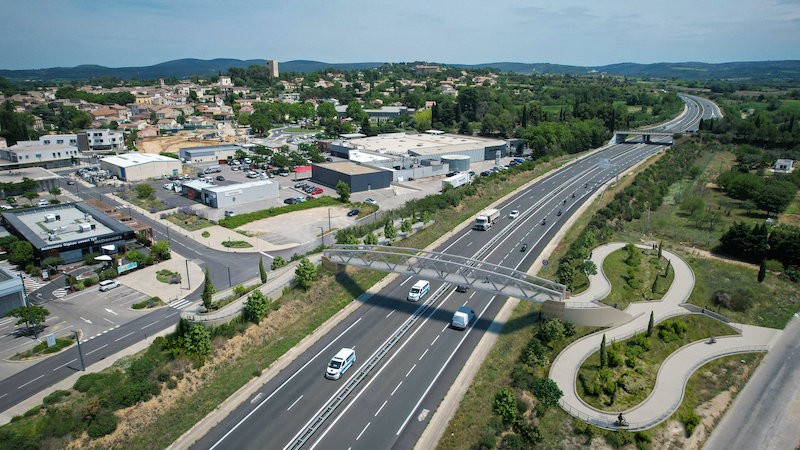 Passerelle Gignac vue sud
