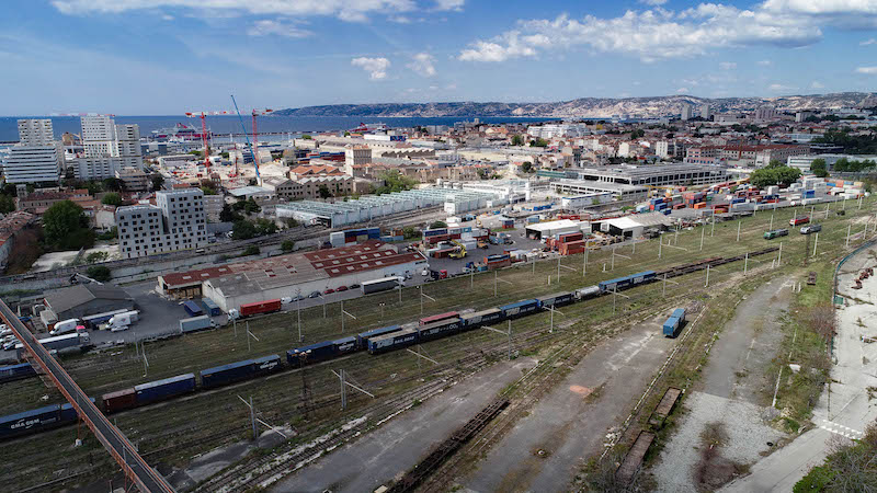 Photo aerienne gare ferroviaire du Canet credit Magellan 1