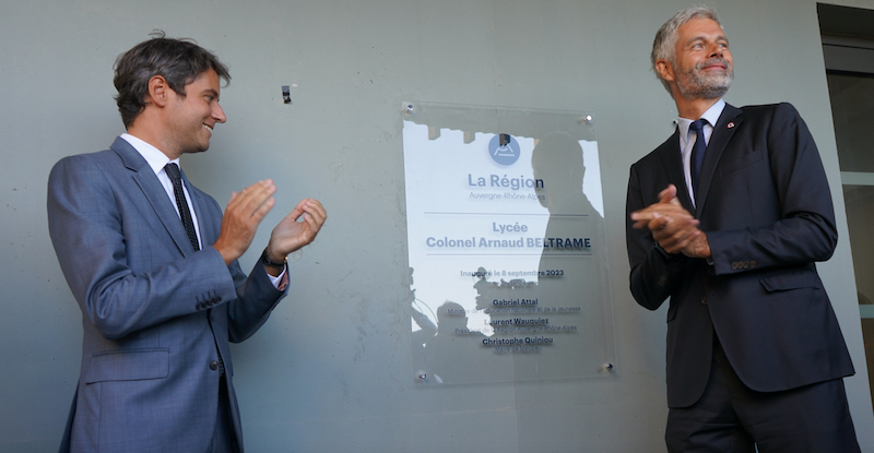 Wauquiez attal lycee
