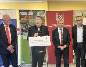 Alain Rousset, Alain Anziani, Etienne Guyot et Pierre Hurmic