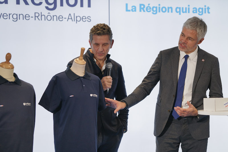 Laurent WAUQUIEZ et Christian SCHMITT (Henitex) crédit Kylian Debbache