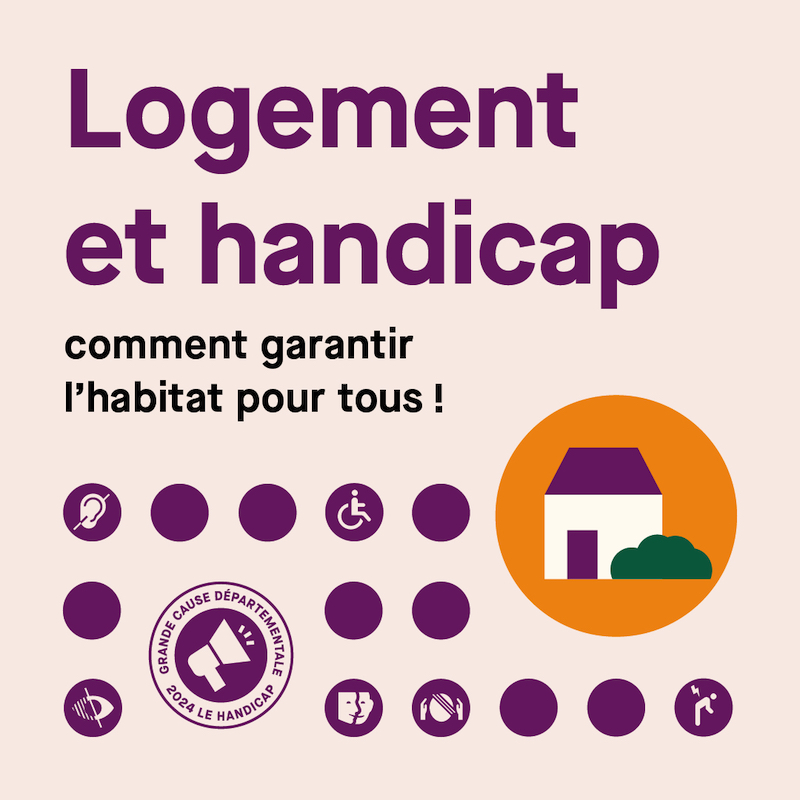 GIRONDE Plan départemental de l'Habitat affiche ©Département