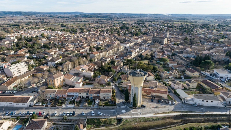 vue aérienne oblique, photo numérique