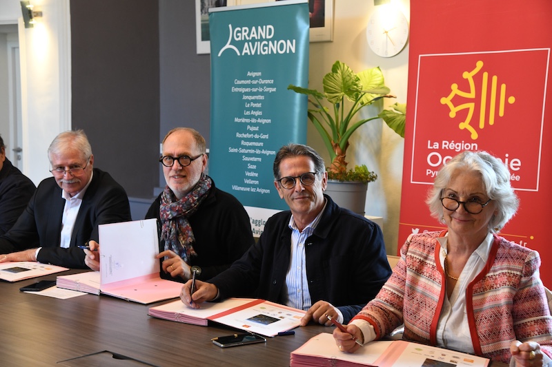 Signature contrat de territoire Grand Avignon 2