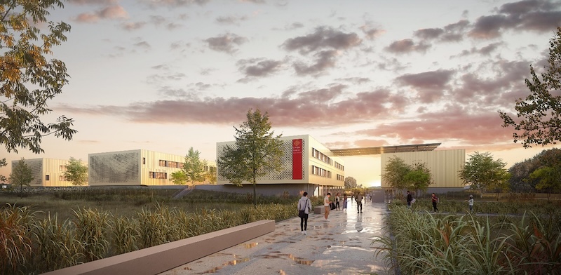 Lycée Cournonterral image non contractuelle © BPA Architecture : Région Occitanie